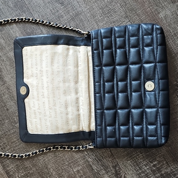 Kate Spade - Black Quilted Crossbody Bag - Picture 9 of 11